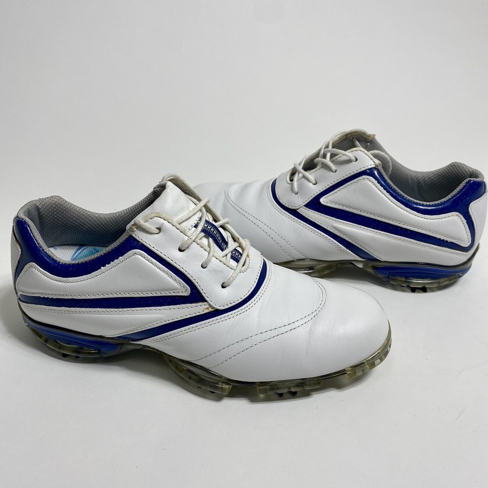 Footjoy Sport Women's 8 Medium Golf Shoes White Blue Style 93104